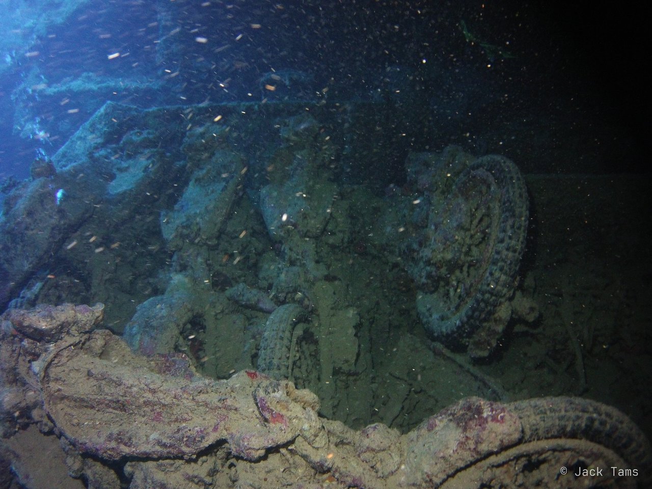 In the hold
