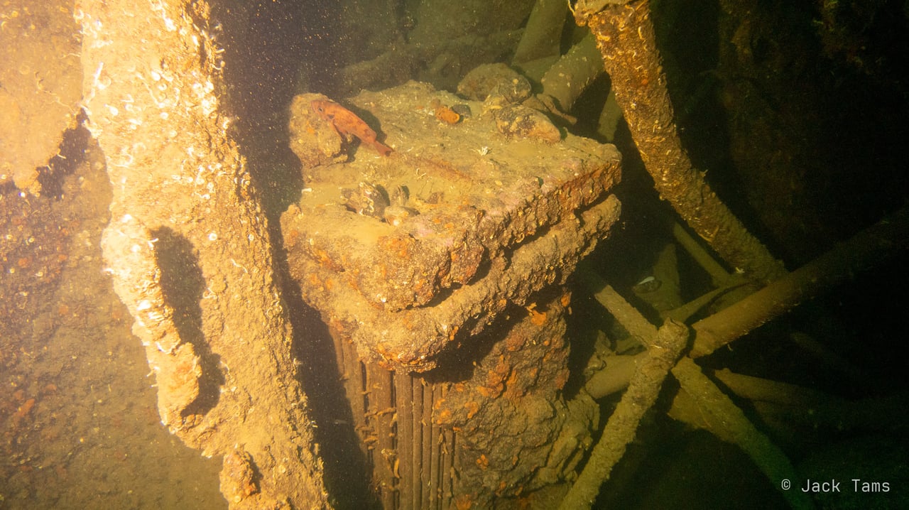 Wreck interior