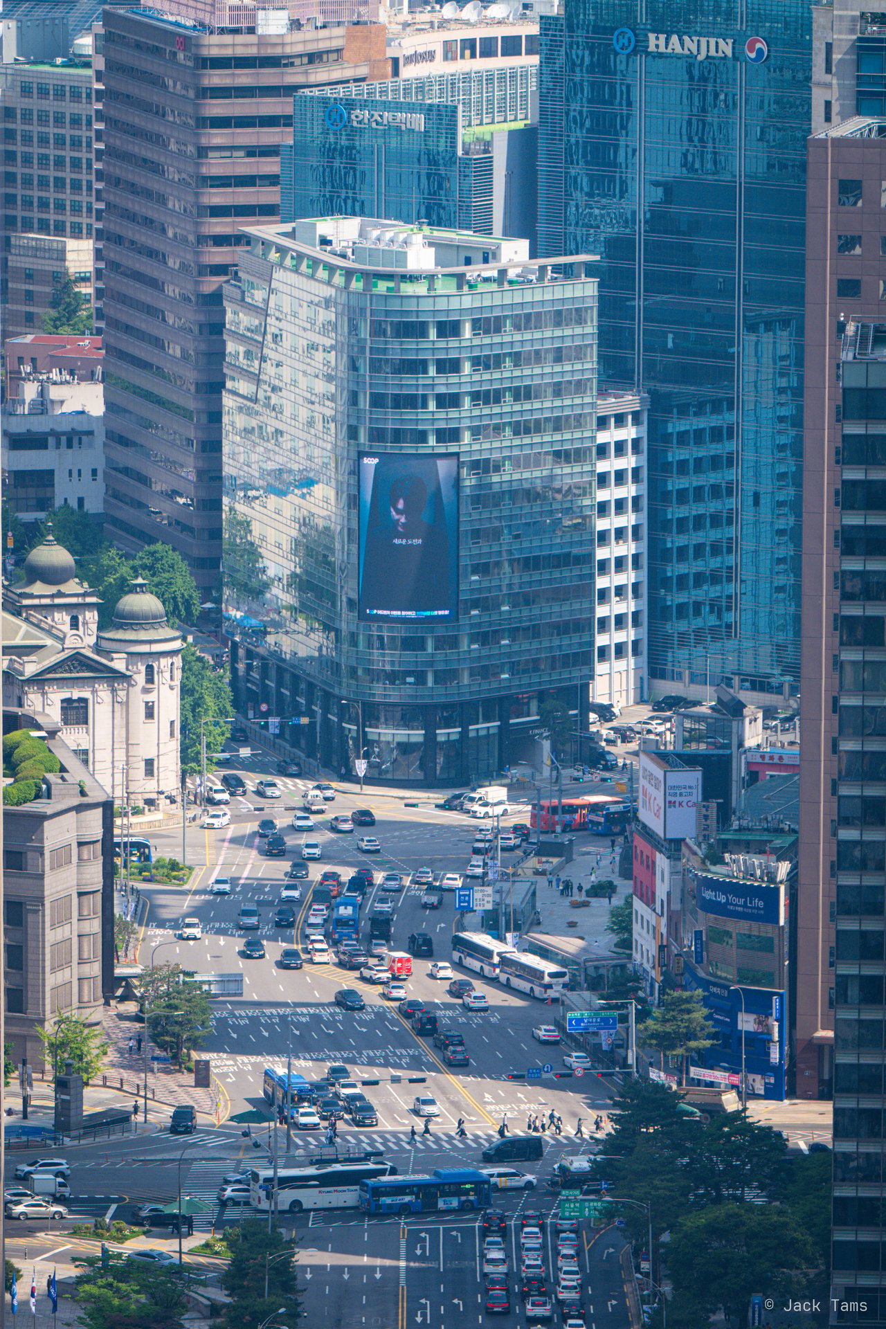 From above