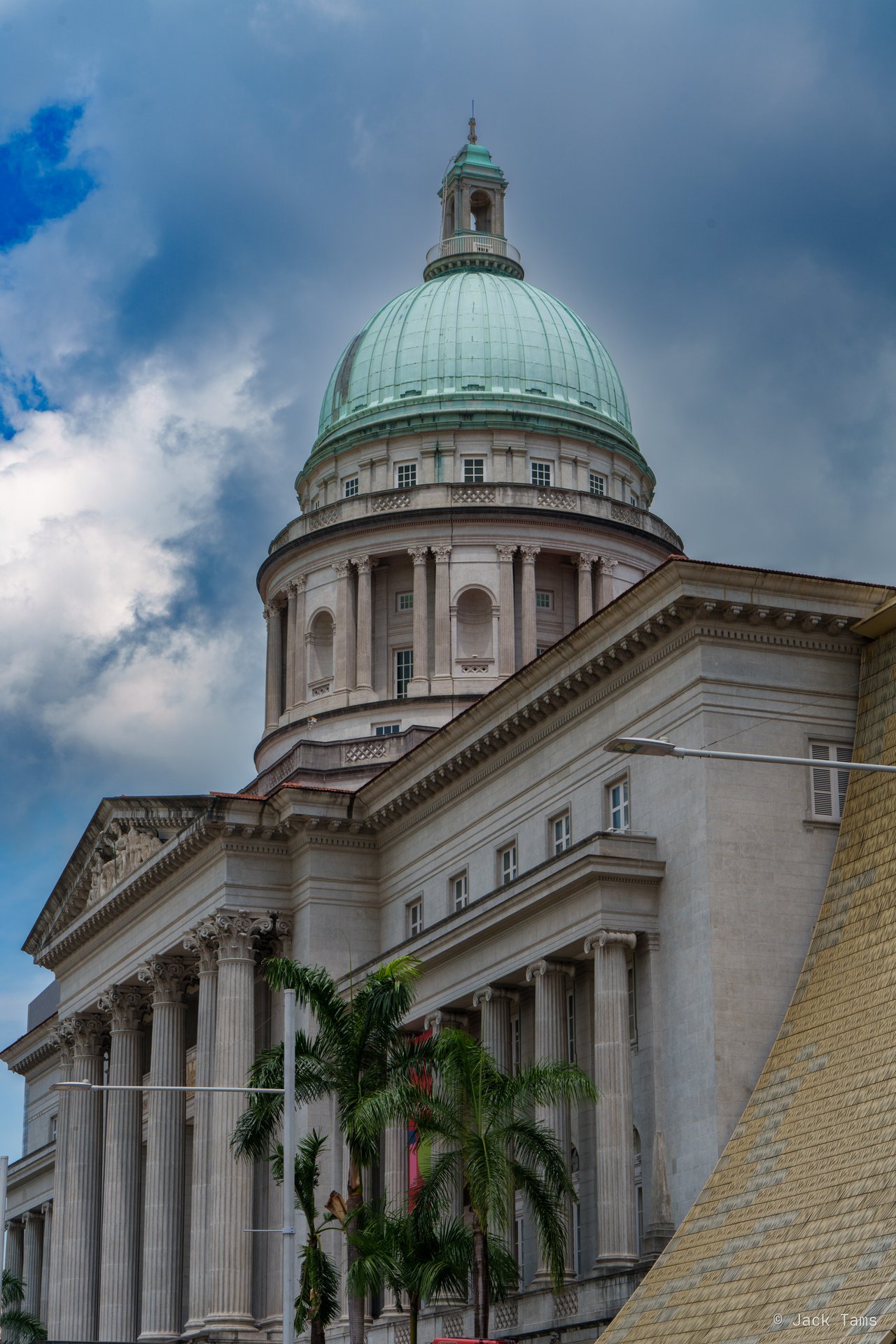 The dome of the old Supreme Court, now part of the National Gallery.