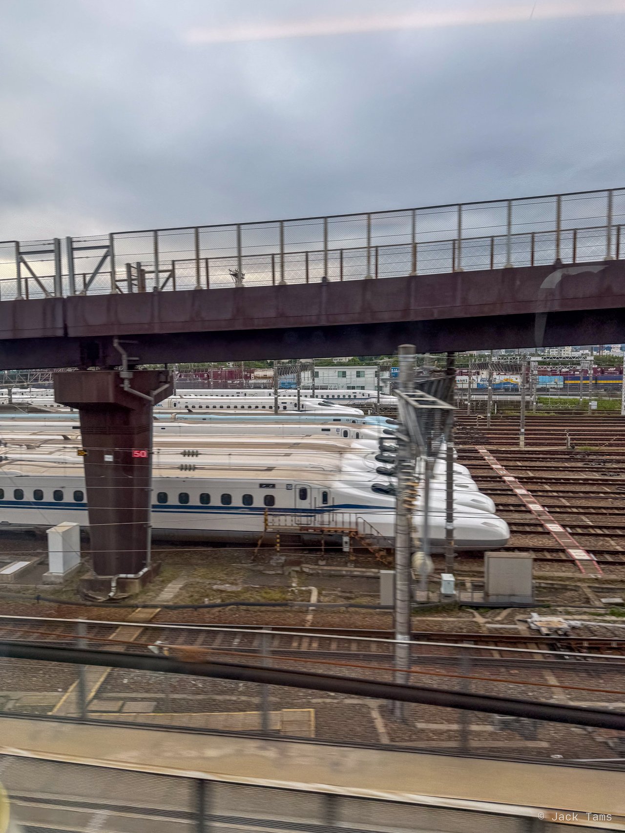 Shinkansen depot
