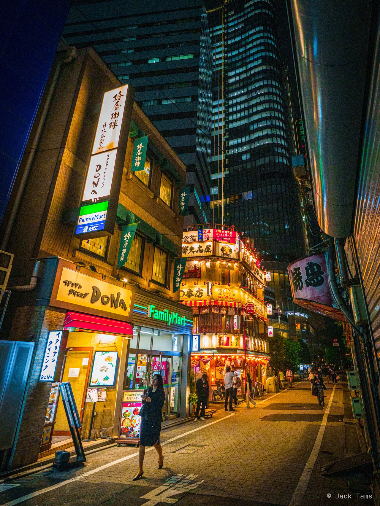Evening side street