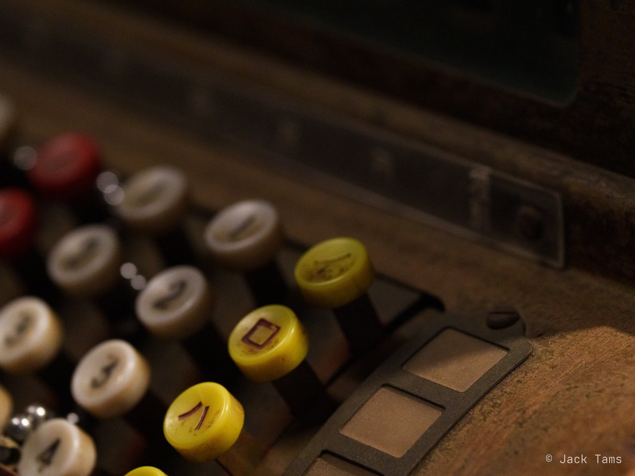 Cash register keys