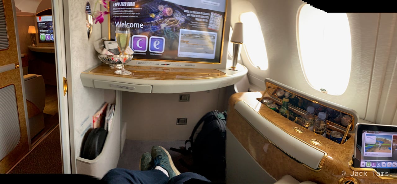 The A380 First suite.