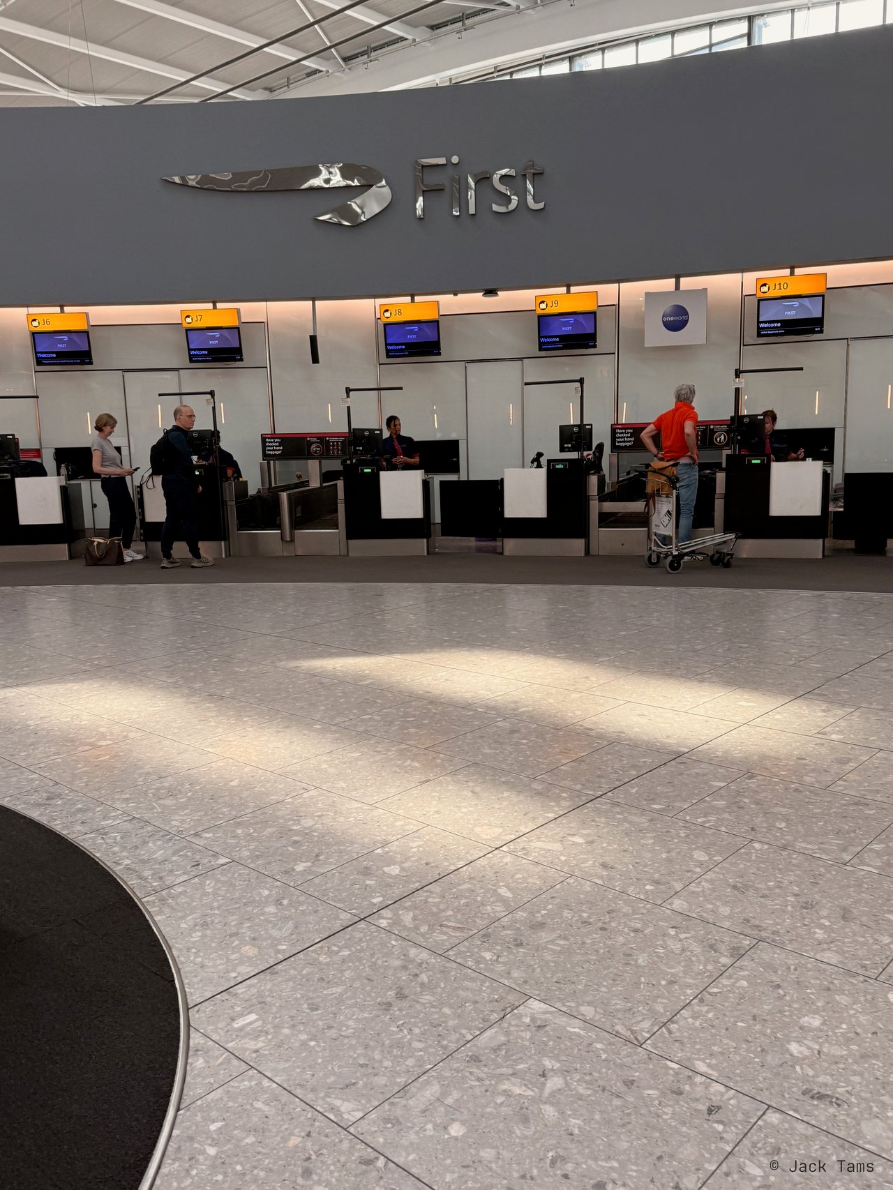 The First wing at Heathrow Terminal 5.