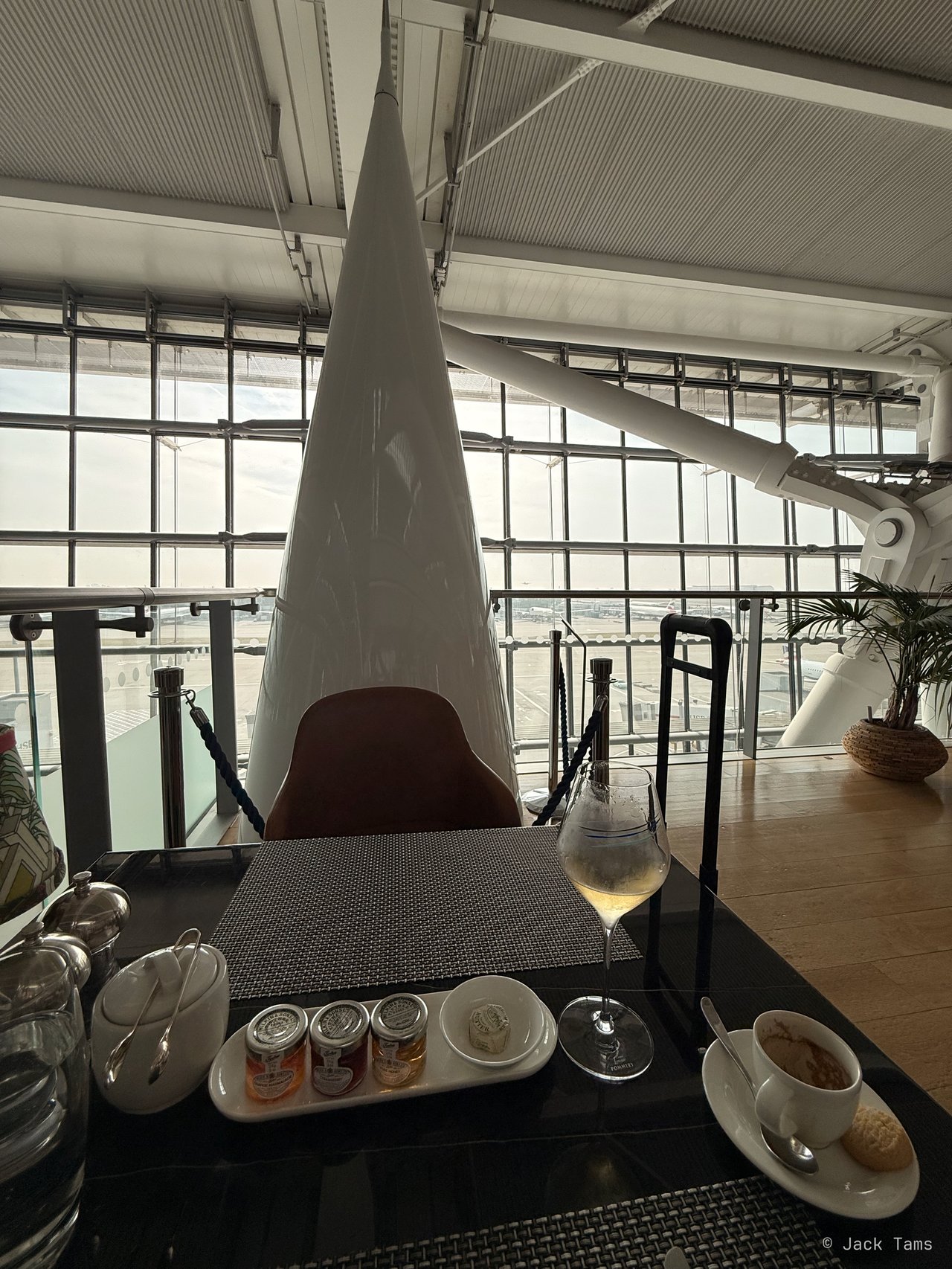 Honoured guest: the nose cone came from G-BOAF, the last Concorde built and the last to fly.