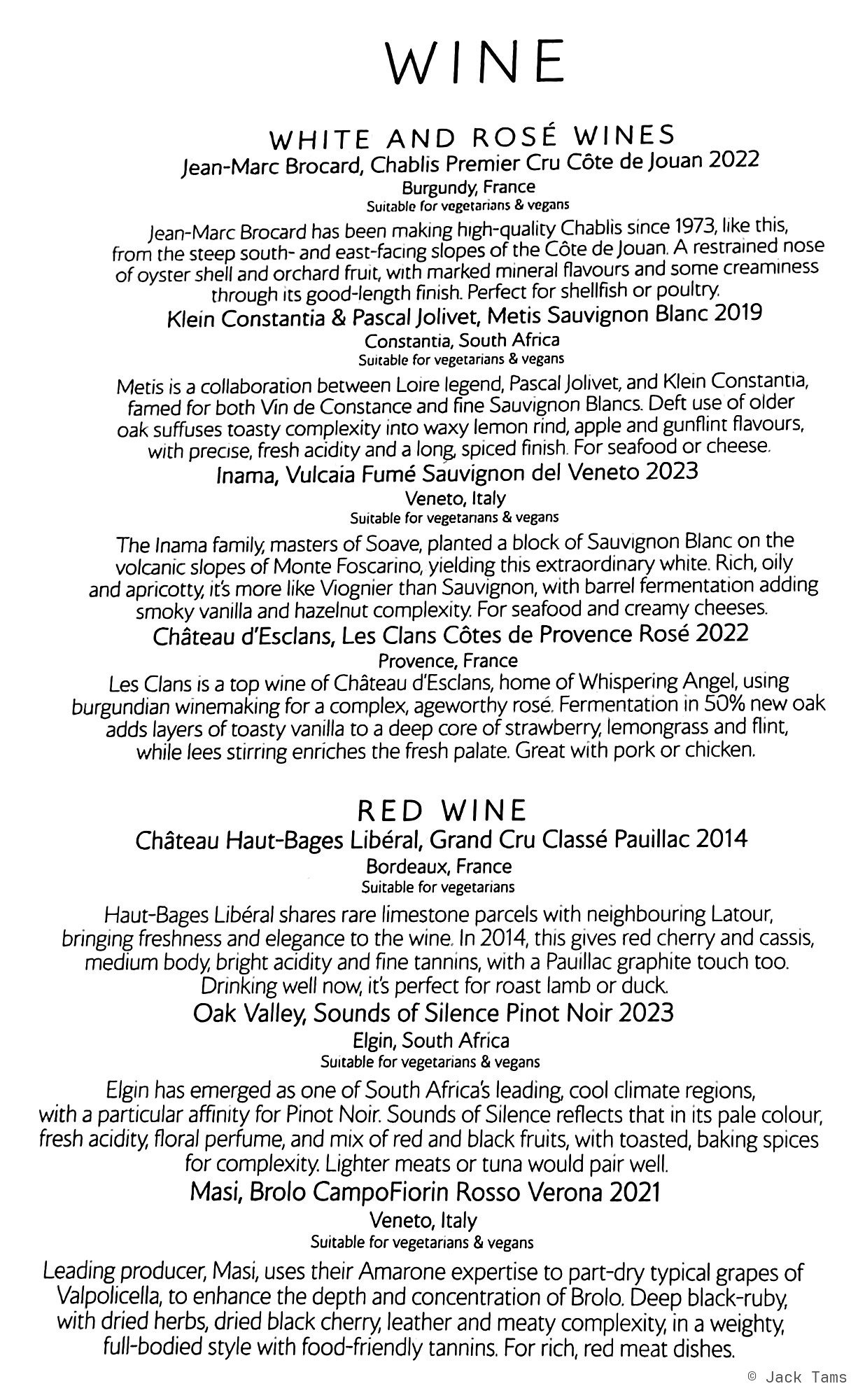 menu, page 5