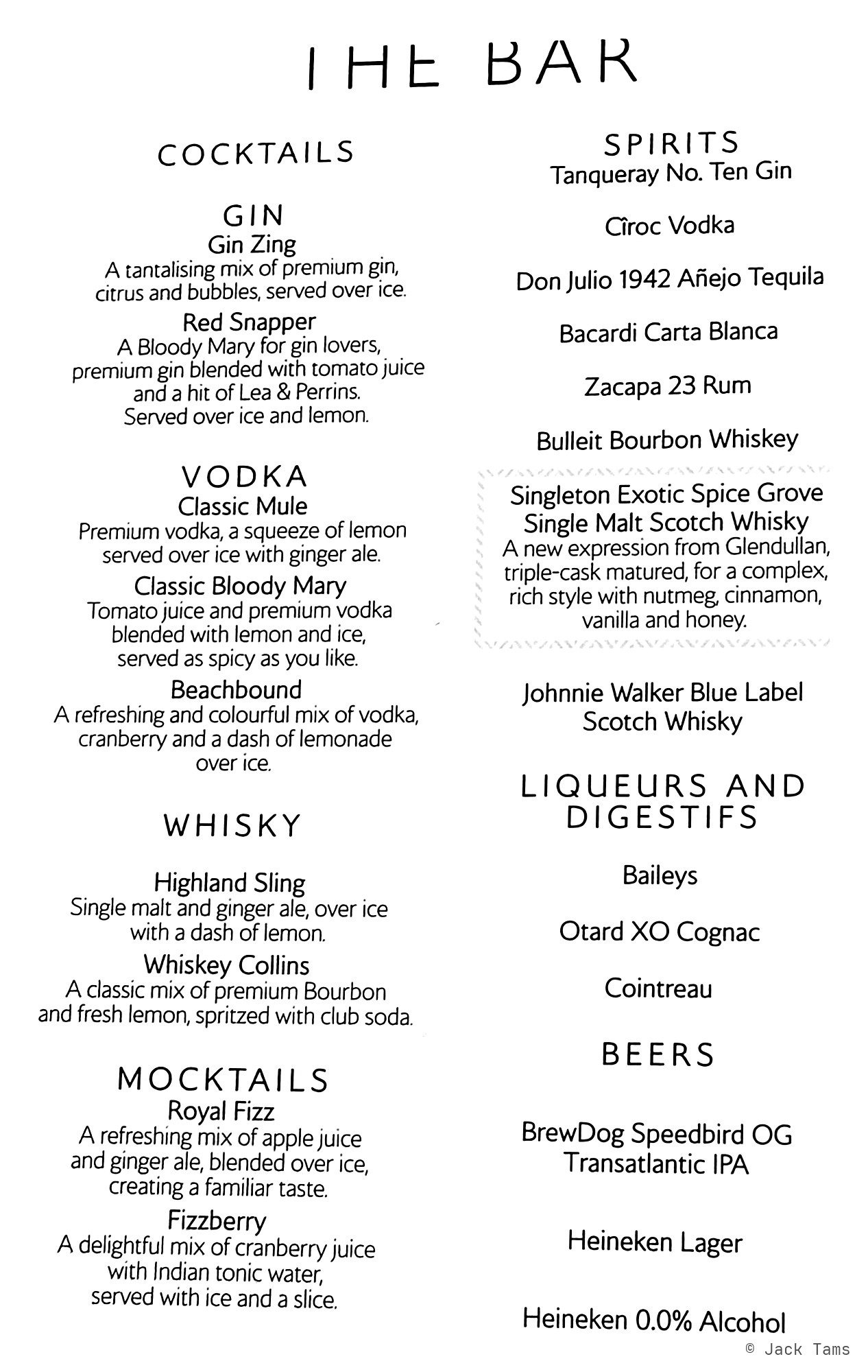menu, page 6