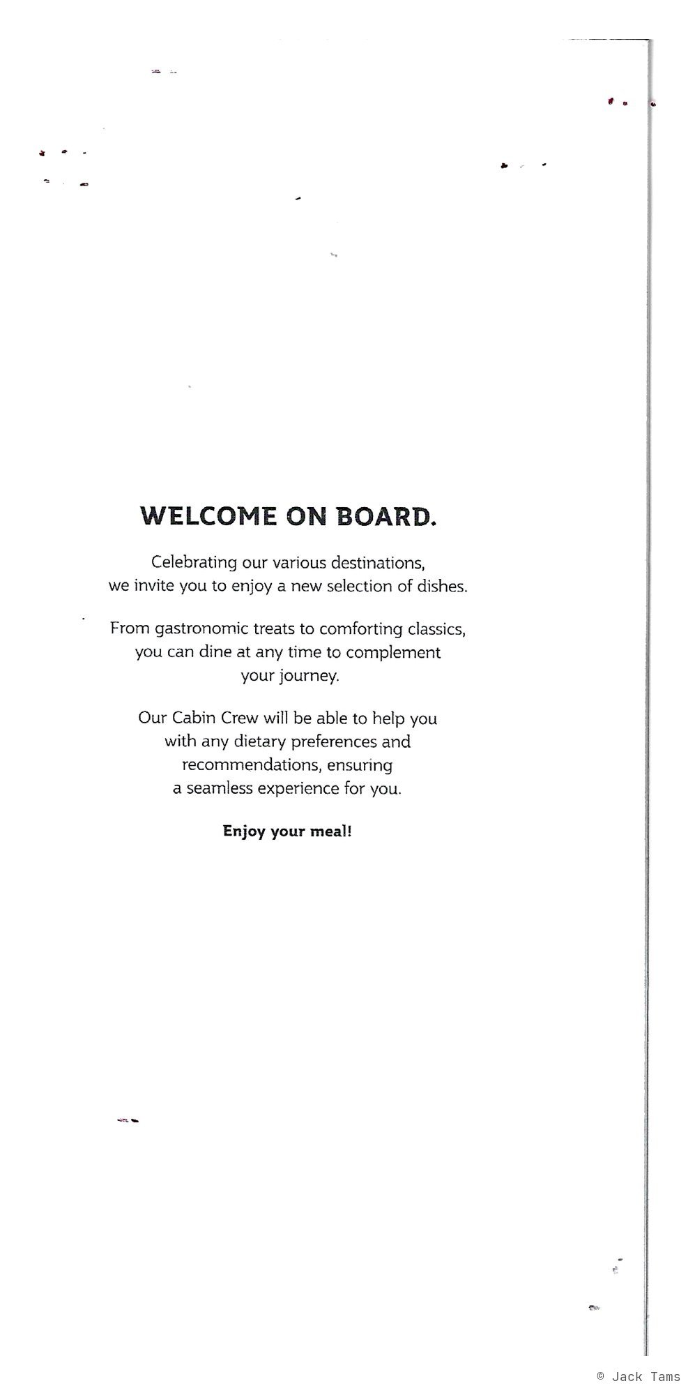 menu, page 1