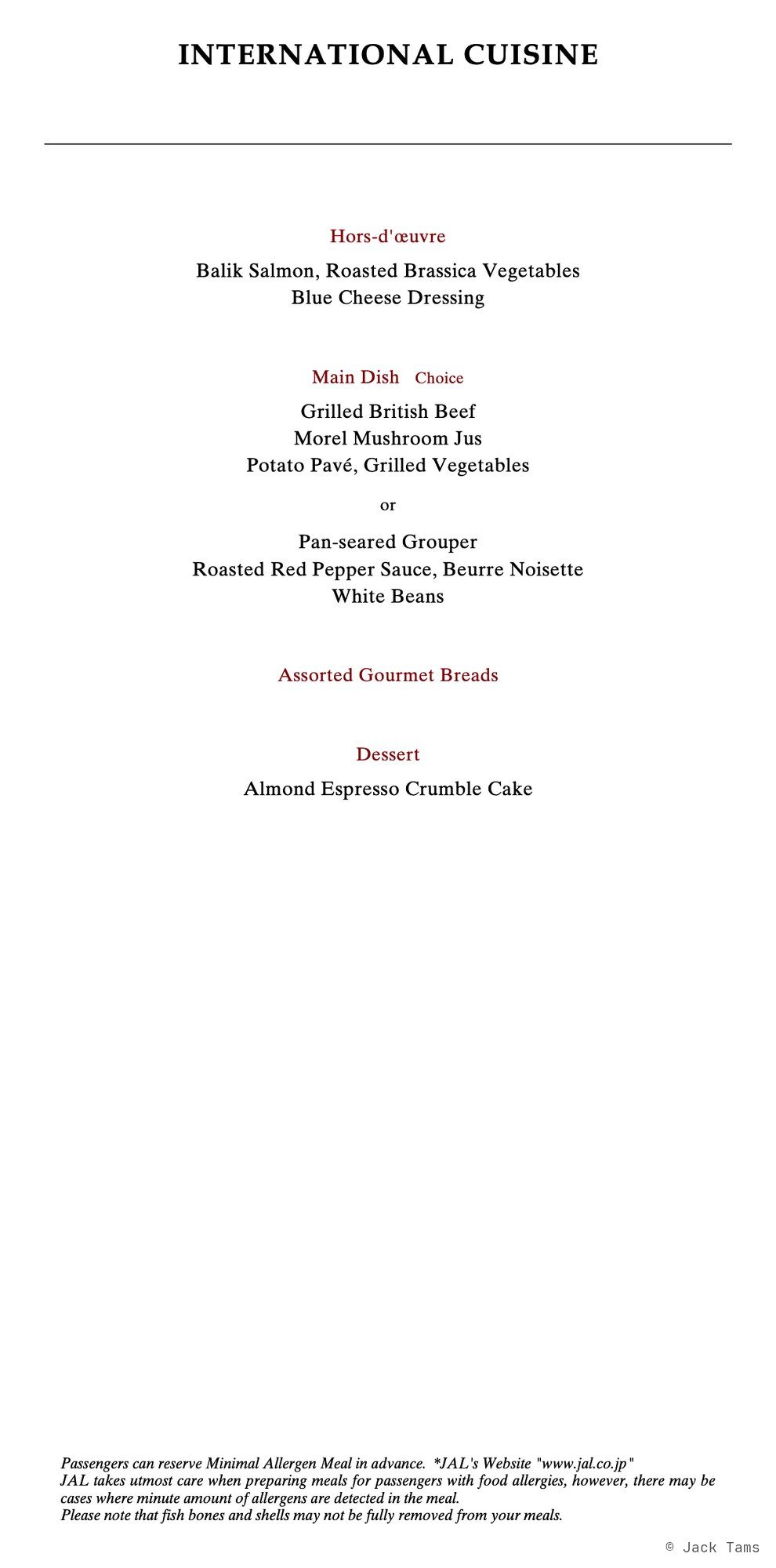 menu, page 12