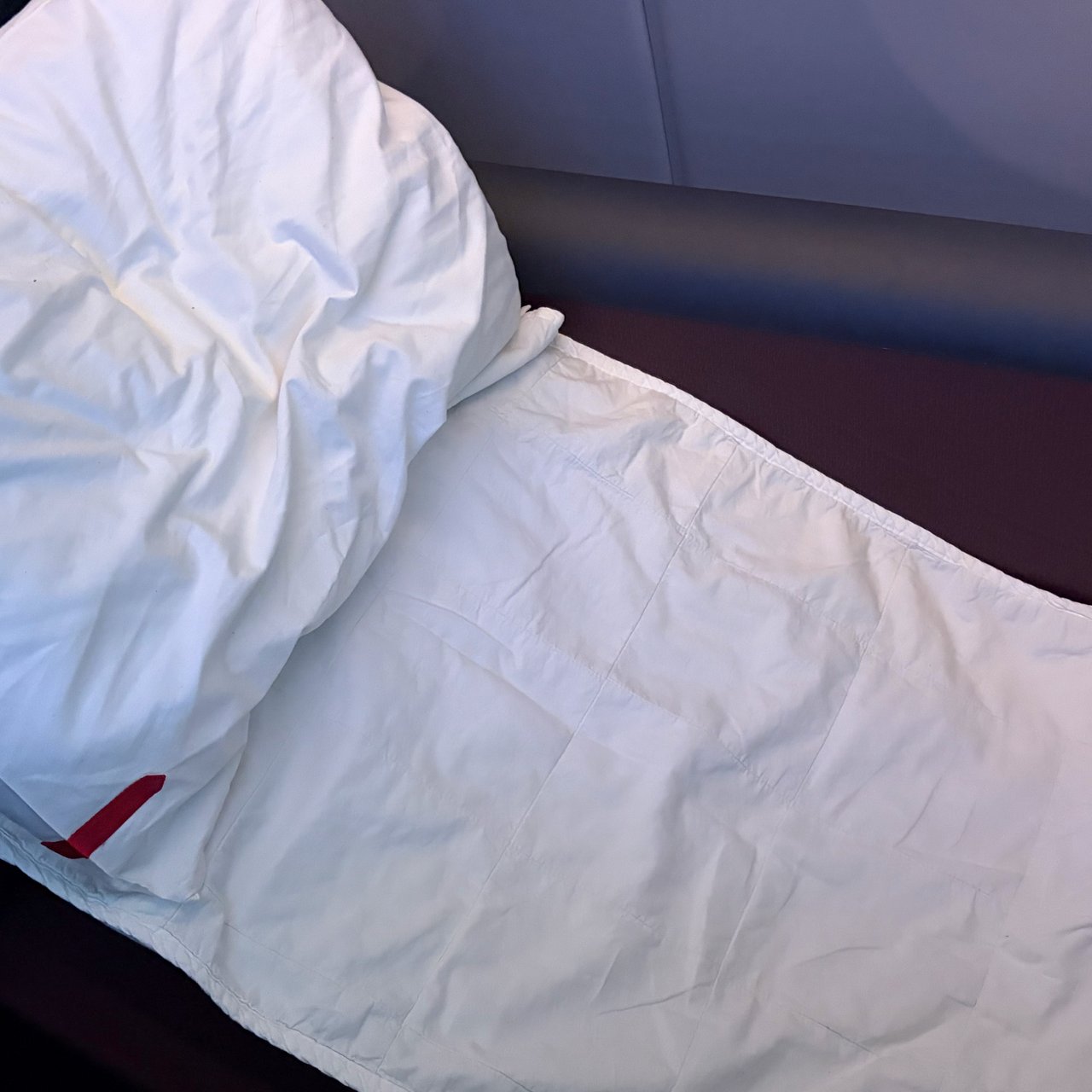 Bedding for the night.
