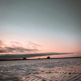 Low tide at dusk