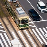 Tram from above